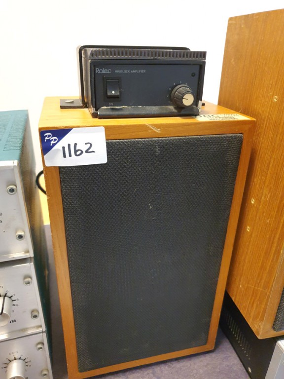 Rogers LS3/5A monitor loudspeaker with Rolec amp,...