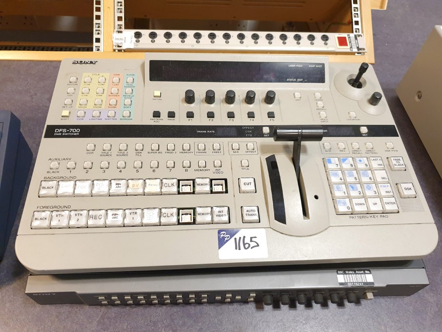 Sony DFS-700 DME switcher, Sony MEU-WX1 multi form...