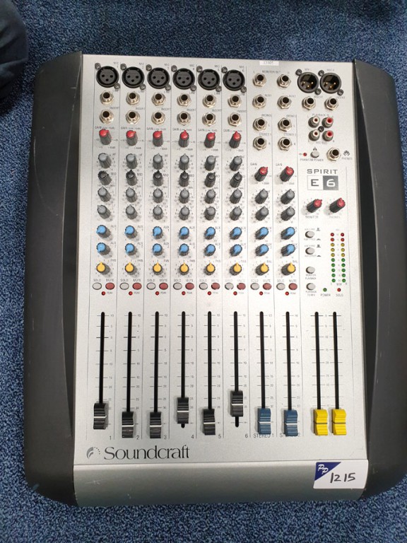 Soundcraft Spirit E6 mixing console