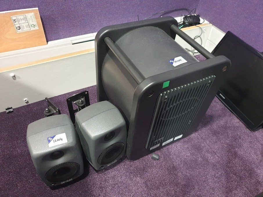 2x Genelec 8020C bi-amplified monitoring system, G...