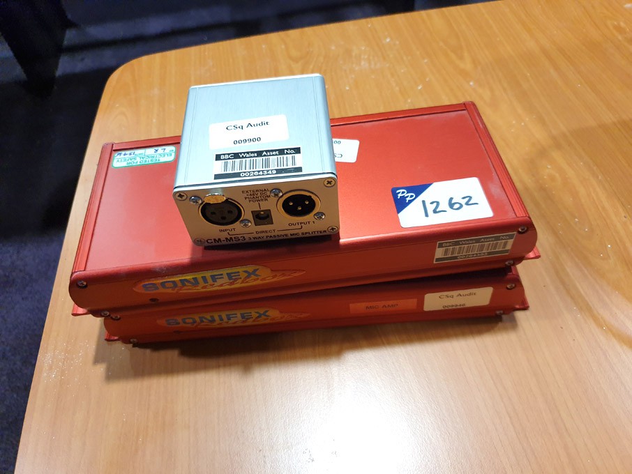 2x Soniflex Redbox RB-UL1 unbal/balance convertors...