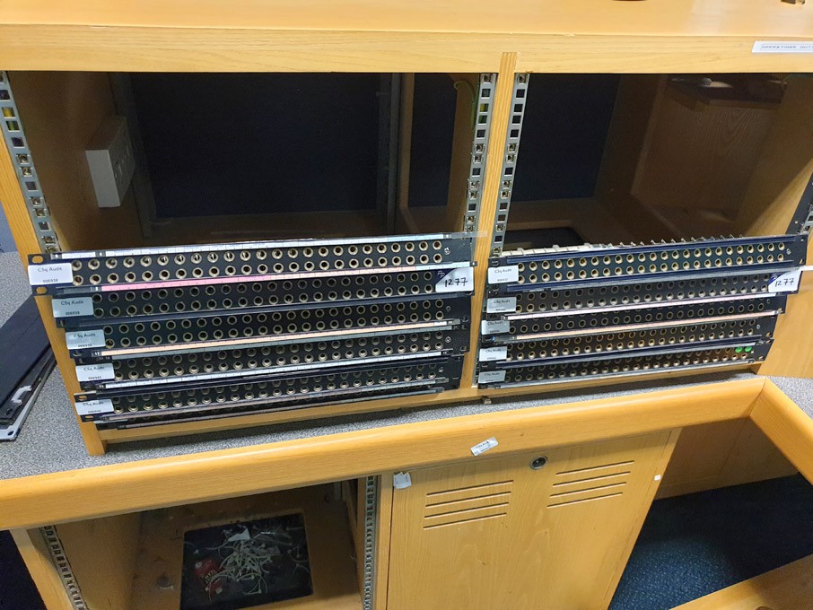 Qty various 24 way patch panels