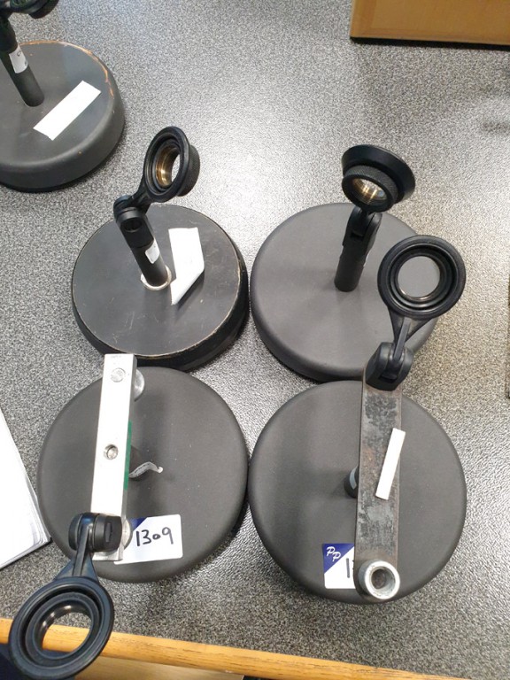 4x microphone bases