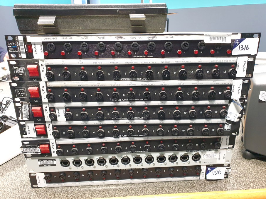 7x Canford 12 way MDU's