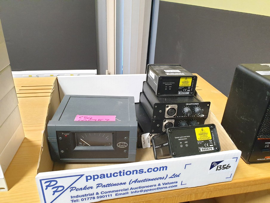CTP Systems PPM, 3x Audionics headphone amps, 2x C...