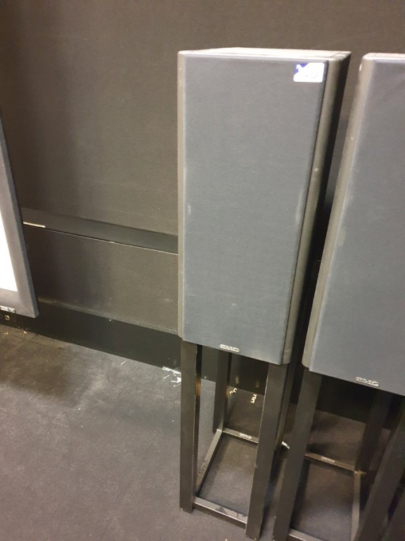 PMC IB1 monitoring speaker on stand