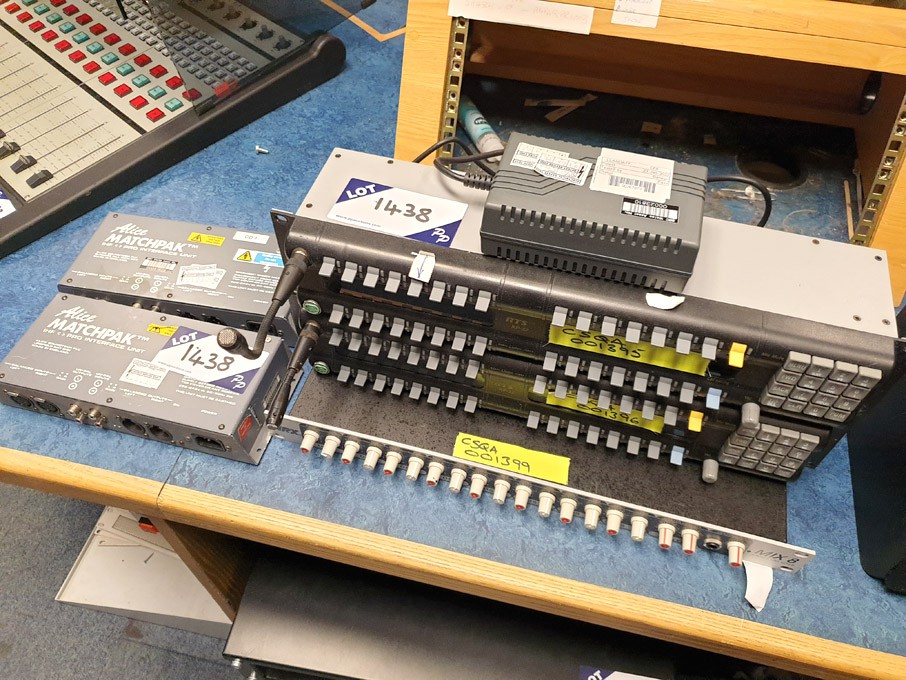 Qty various 2x Telex RTS-KP-32 keypads, ARX mix 8...