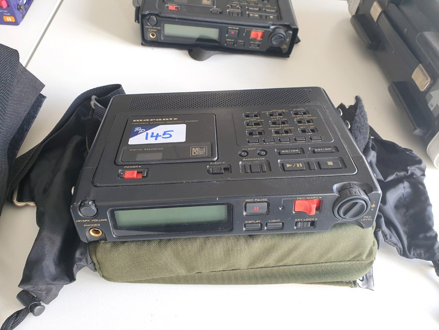 Marantz PMD650 portable mini disc recorder