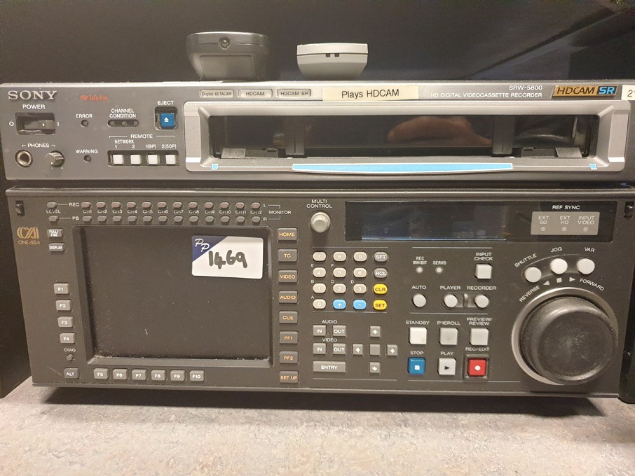 Sony SRW-5800 HD digital video cassette recorder,...