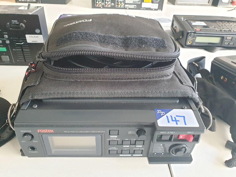 Fostex FR-2 field memory recorder in case