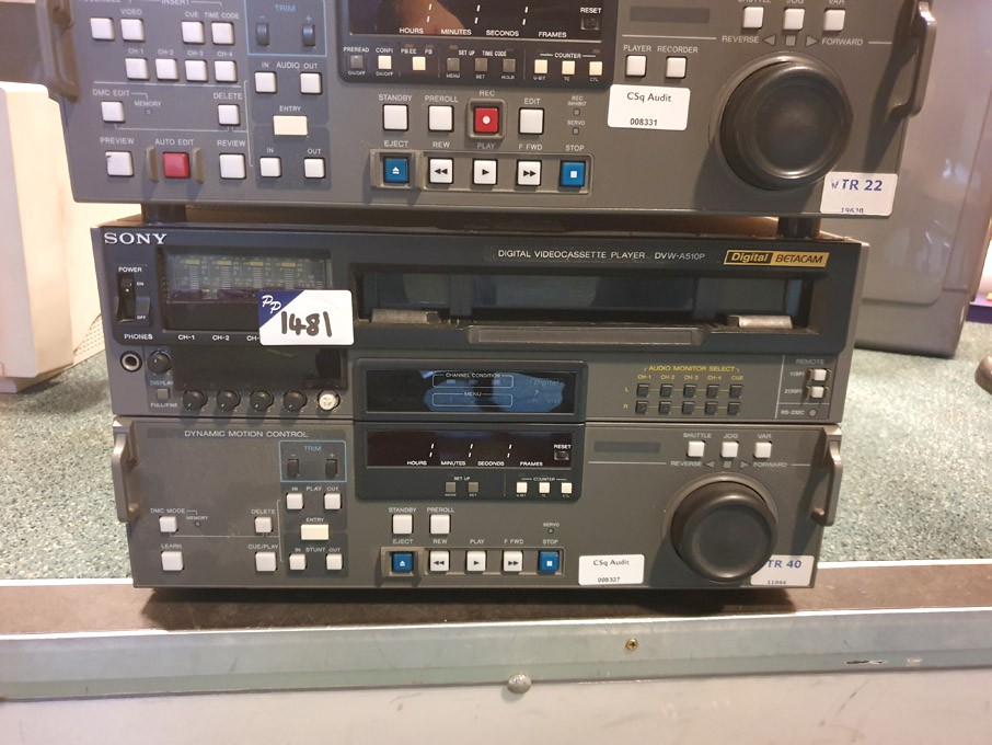 Sony DVW-A510P digital video cassette recorder, s/...