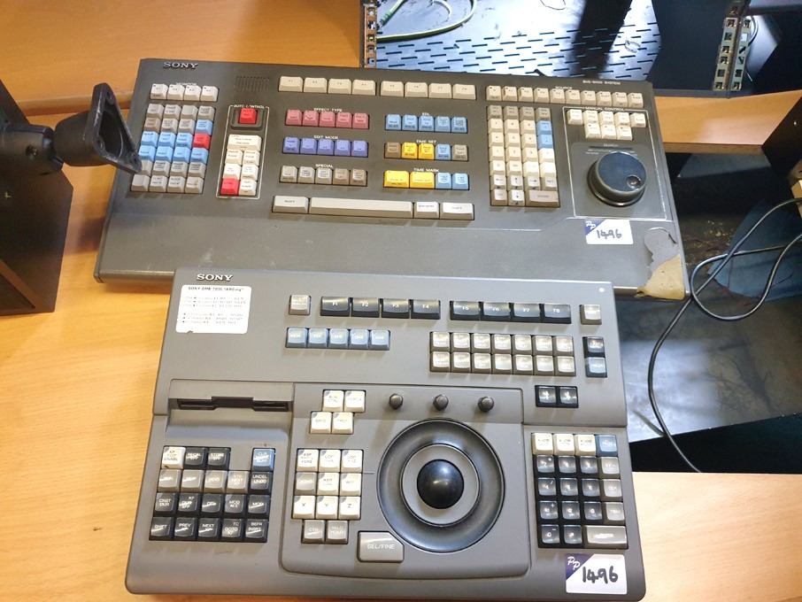 Sony BE-9000 System, Sony DME-7000 editing console...