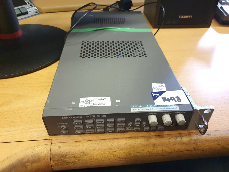 Tektronix WVR5000 multi format waveform rasteriser