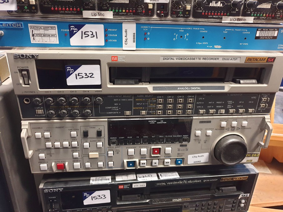 Sony DNW-A75P digital video cassette recorder, s/n...
