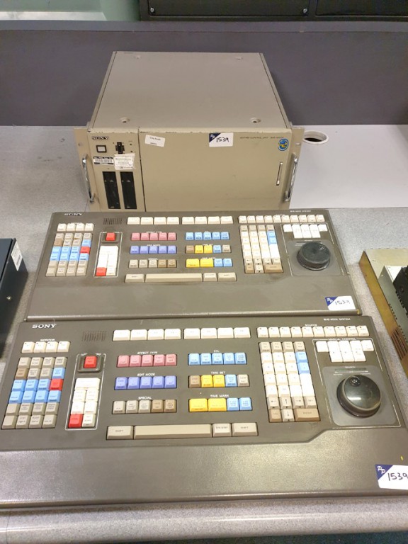 2x Sony BE-9000 system controllers & Sony BE-9000P...