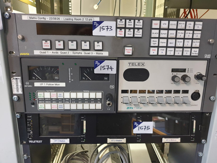 Evertz Quartz CP-3200A LCD button panel