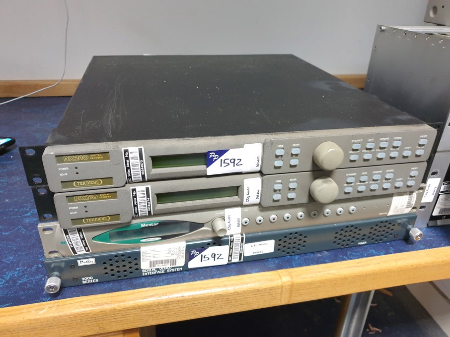 2x Tekniche DX210 digital decoders, Trilogy Mentor...