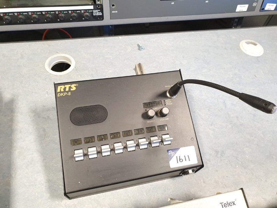 Telex RTS DKP-8 intercom key panel
