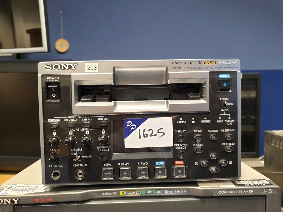 Sony HVR-1500A digital HD video cassette recorder
