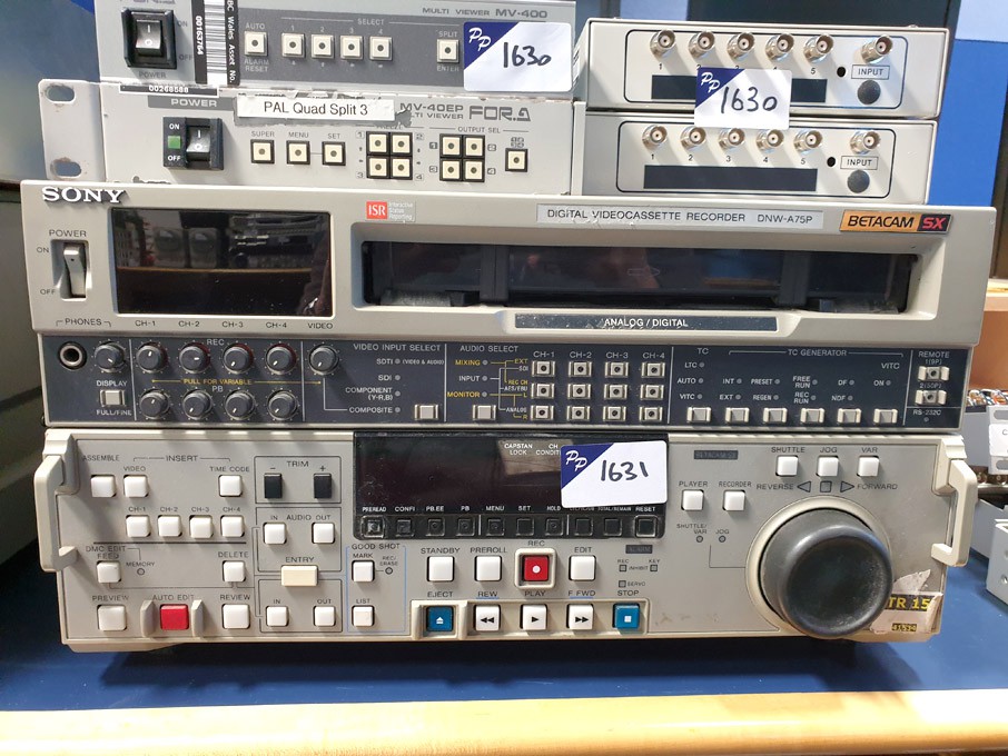 Sony DNW-A75P digital video cassette recorder, s/n...