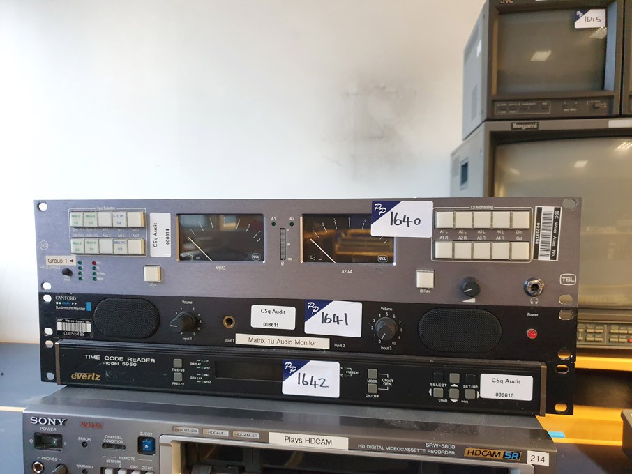 TSL AMU2-2MHD2 audio monitoring panel