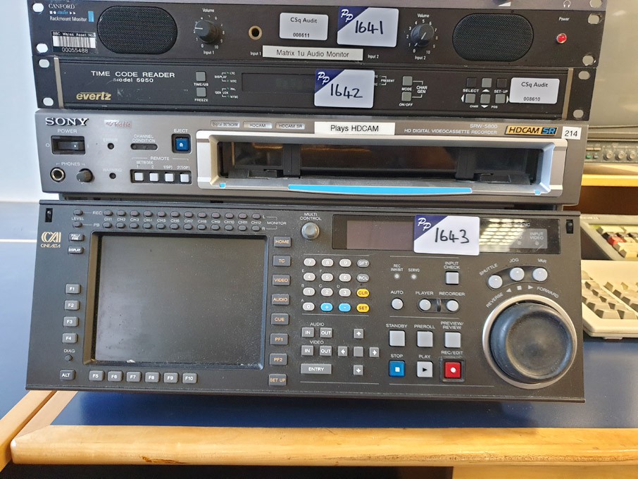 Sony SRW-5800 HD digital video cassette recorder,...
