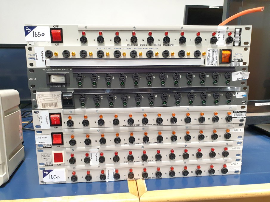 8x various 10/12 way MDU's
