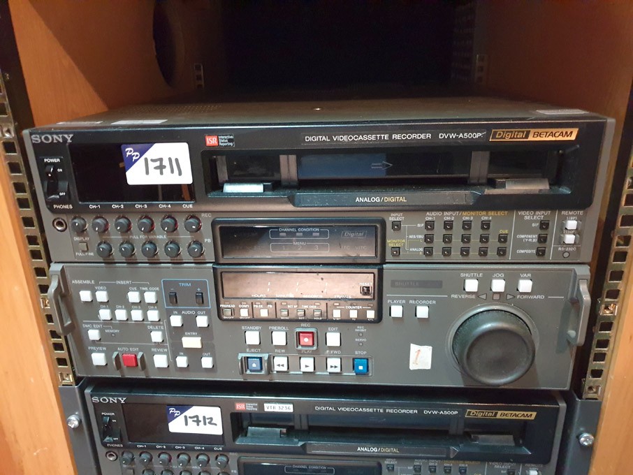 Sony DVW-A500P digital video cassette recorder