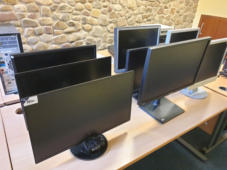 8x various LCD monitors inc: Sony, Samsung, NEC, V...