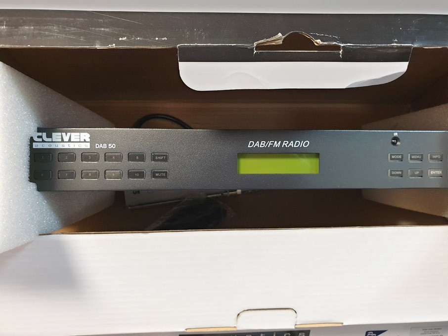 2x Clever Acoustics DAB50 DAB/FM tuners (boxed & u...