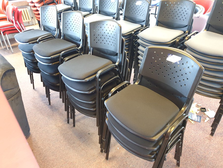 19x Chatterbox Extreme Plus black stackable office...