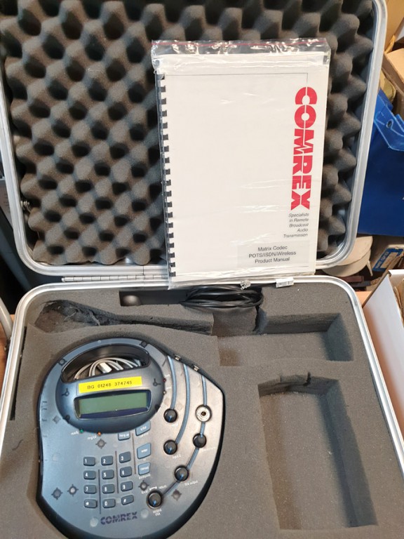 Comrex matrix codec console in carry case