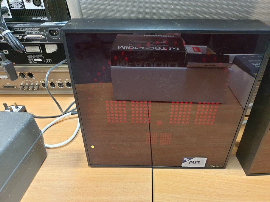 Wharton digital studio clock