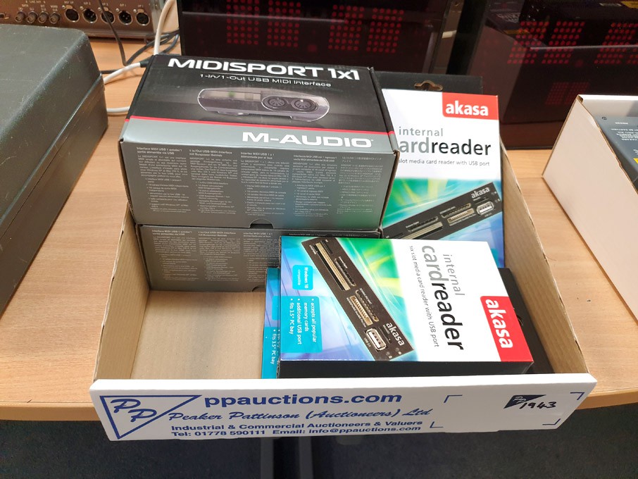 2x M-Audio midi sport 1x1 interface (boxed)