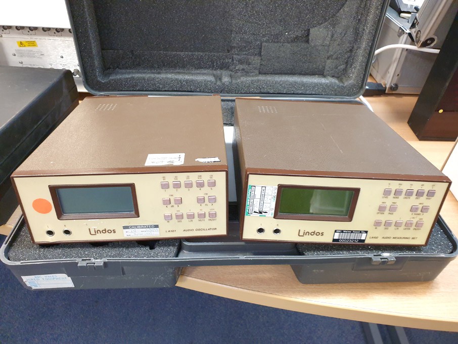 Lindos LA101 audio oscilloscope, LA102 audio measu...