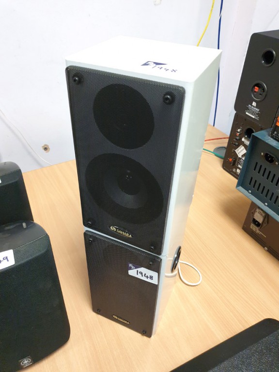 Pair Sahara powered speakers