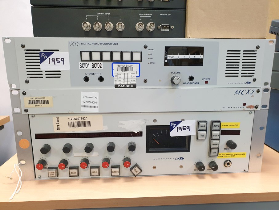 Audionics SCiD digital audio monitor unit, MCX2 pa...