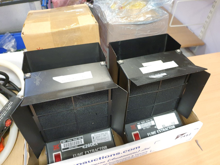 2x Xytronic 426DLX fume extractor with spare filte...