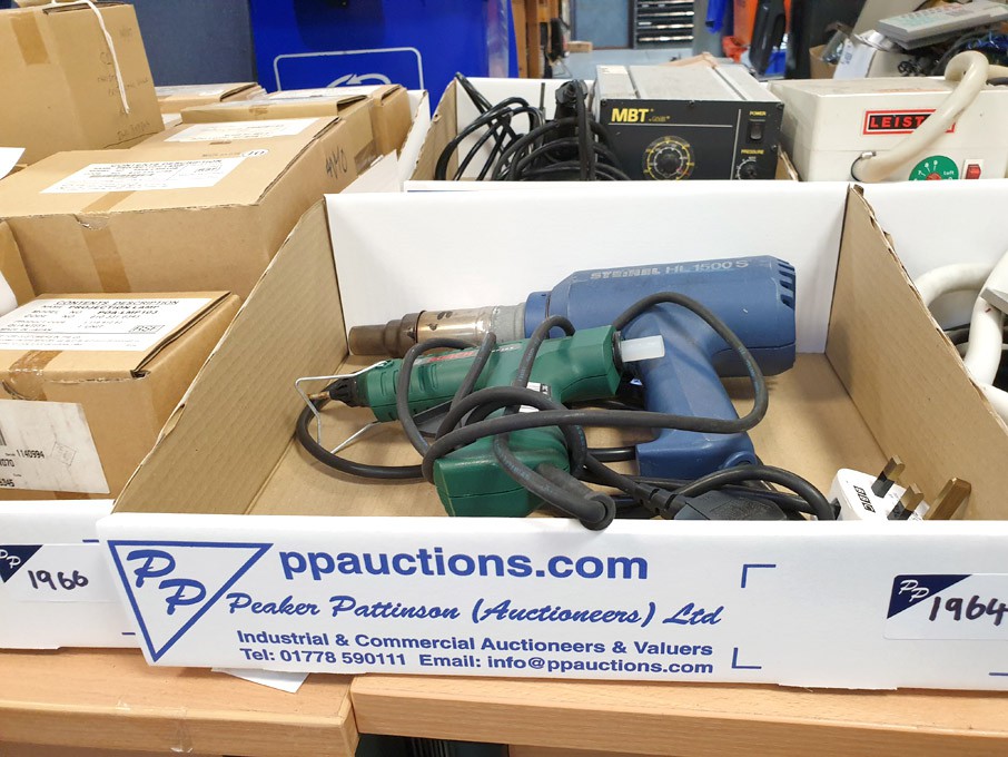 Bosch PKP18E glue gun, Steinell HL1500S heat gun
