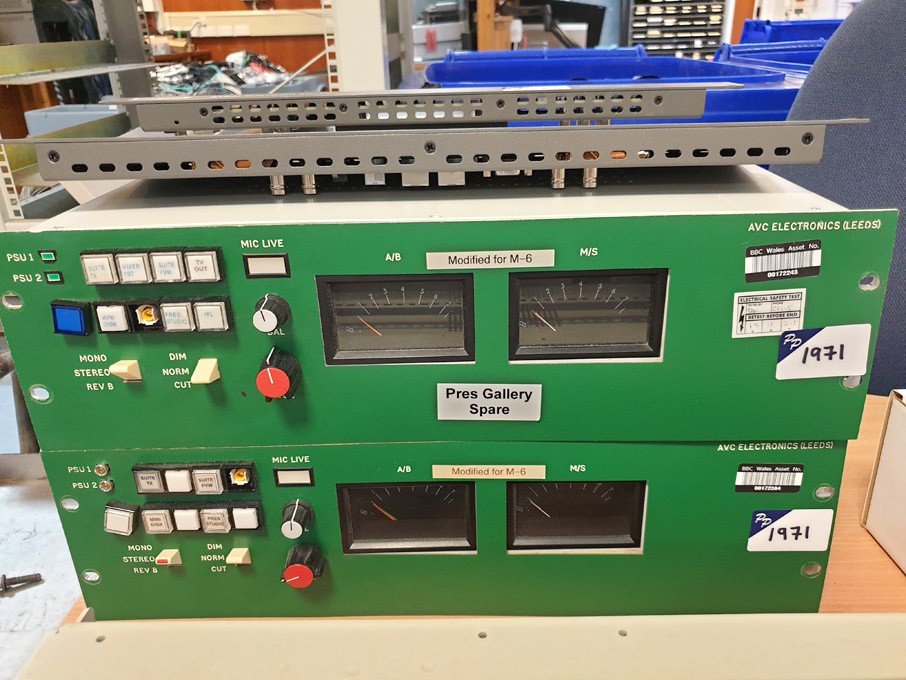 2x AVC electronics twin PPM's