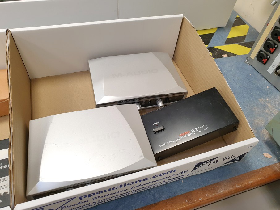 2x M-Audio pre amp / audio interface units, Fostex...
