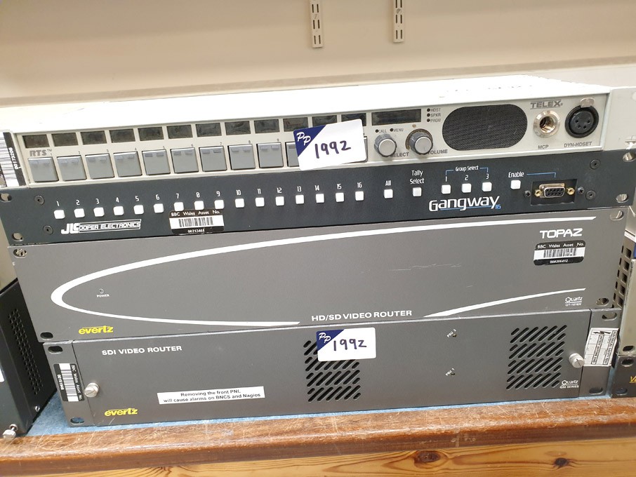 Telex KP-12P LCD intercom unit, JJ Cooper gangway...