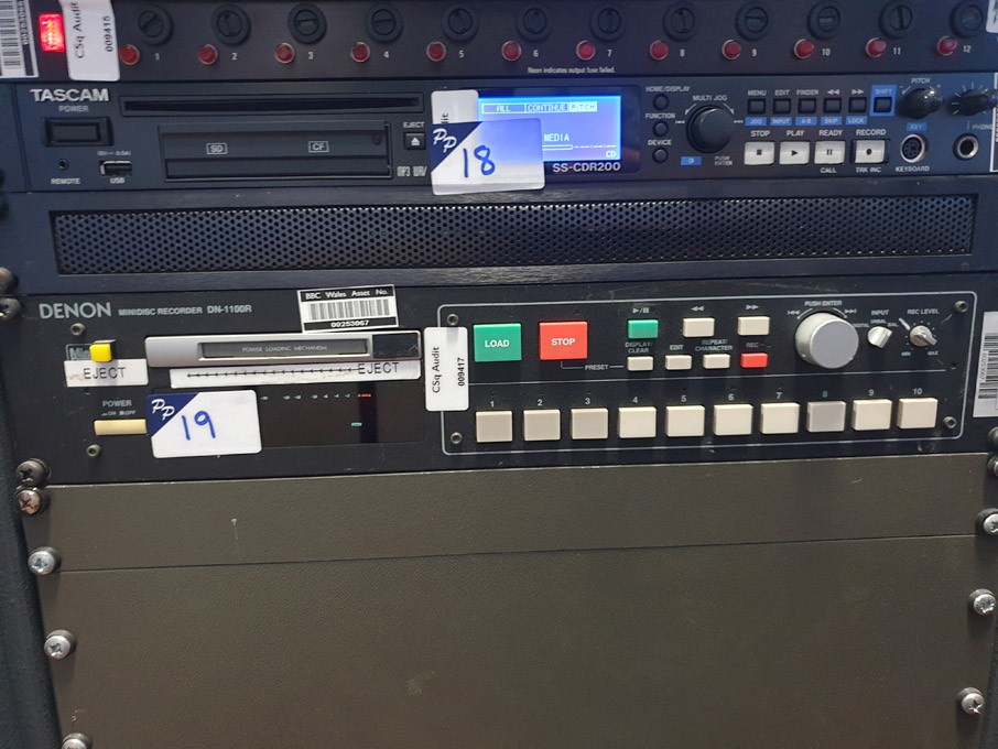 Tascam DN-1100R mini disc recorder
