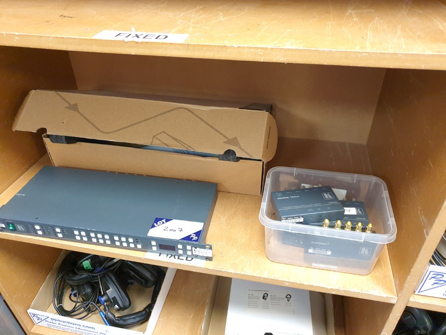 Kramer SP-110 digital video processor, VS-611 vert...