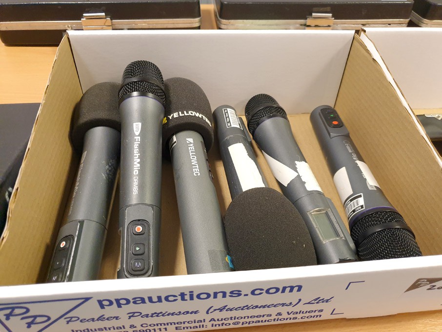 6x HHB DRM85 flash microphones