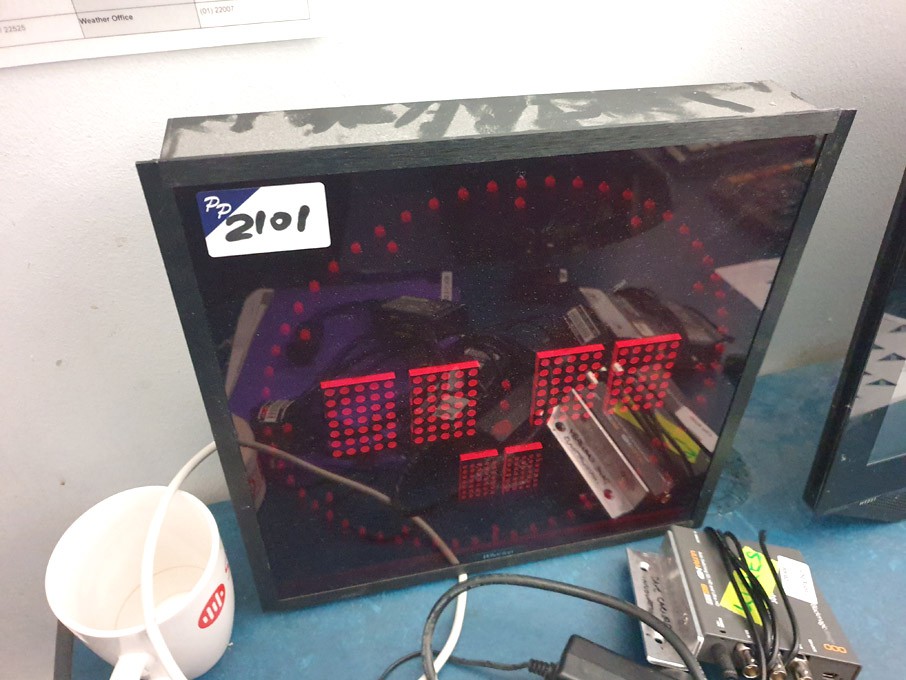 Wharton digital studio clock