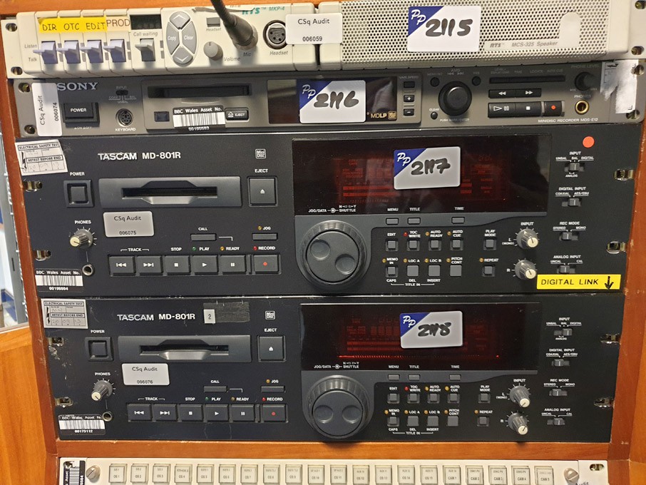 Tascam MD-801R MD recorder