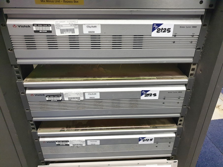 3x Vistek V1606 chassis with plug in cards