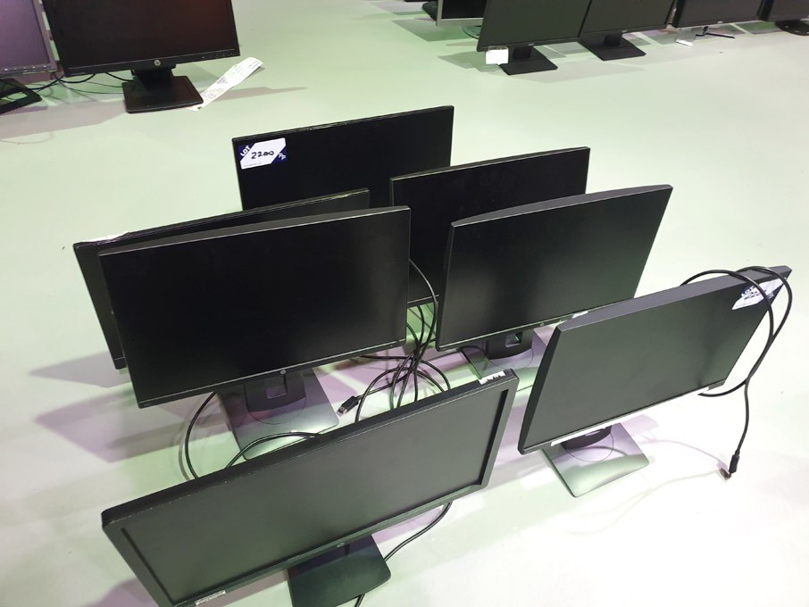 7x various HP HD monitors to 24"