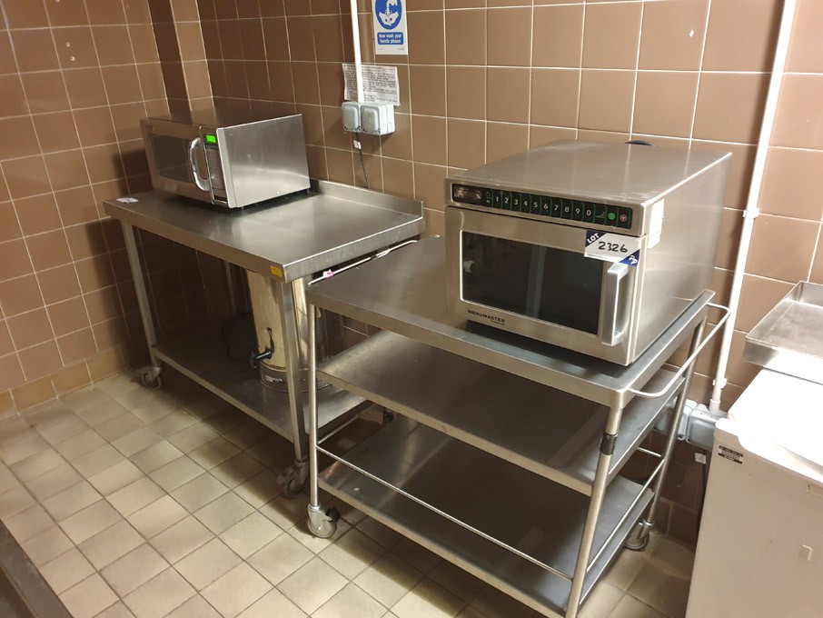 Sharp R-21ATP stainless steel microwave, Menumaste...